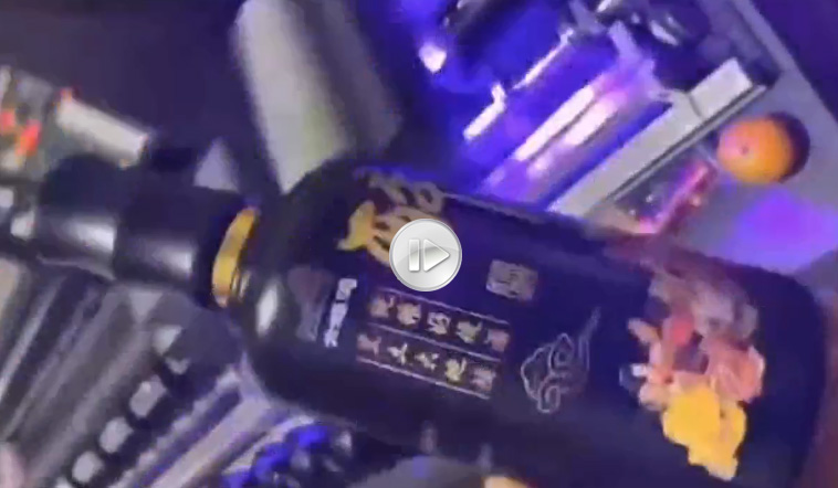 圓柱體打印視頻，酒瓶打印視頻，化妝品打印視頻